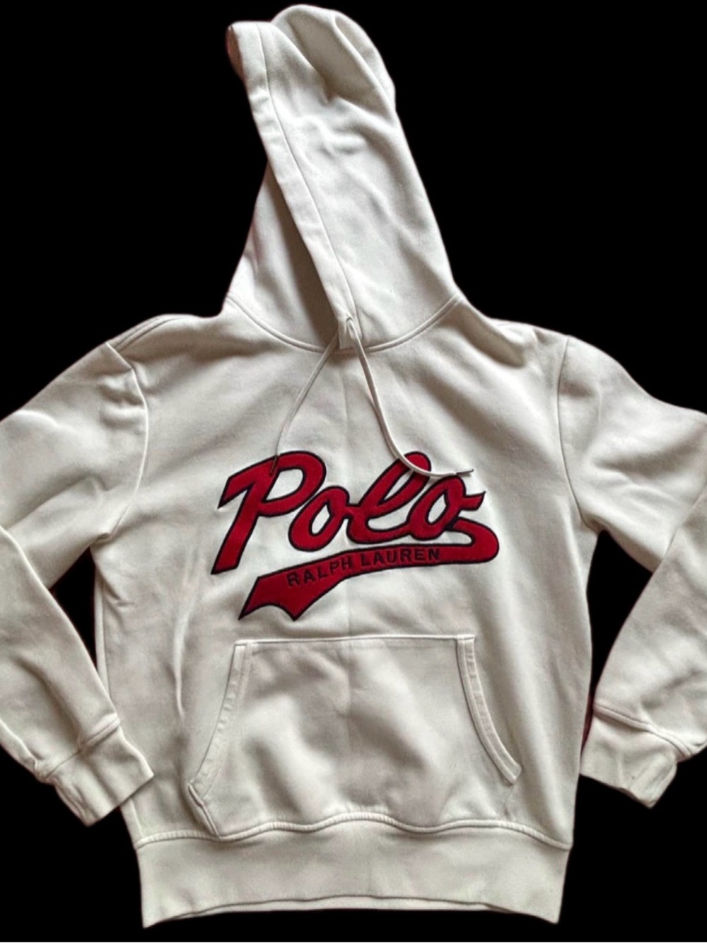 White & red polo Ralph Lauren hoodie